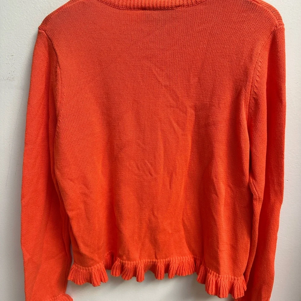 Zara Women's Vibrant Orange Button-Down Shirt - Picture 7 of 8